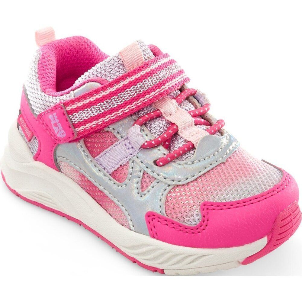 Stride Rite Toddler Girls M2P Player Supportive Sneakers Shoes Size 8 WIDE APMA - Picture 2 of 11